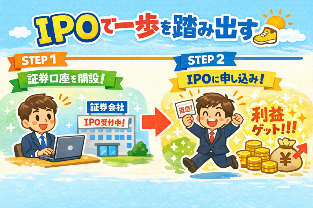 IPO一歩踏み出す