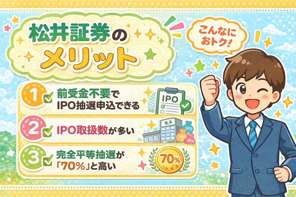 スマホアプリ松井証券のメリット紹介