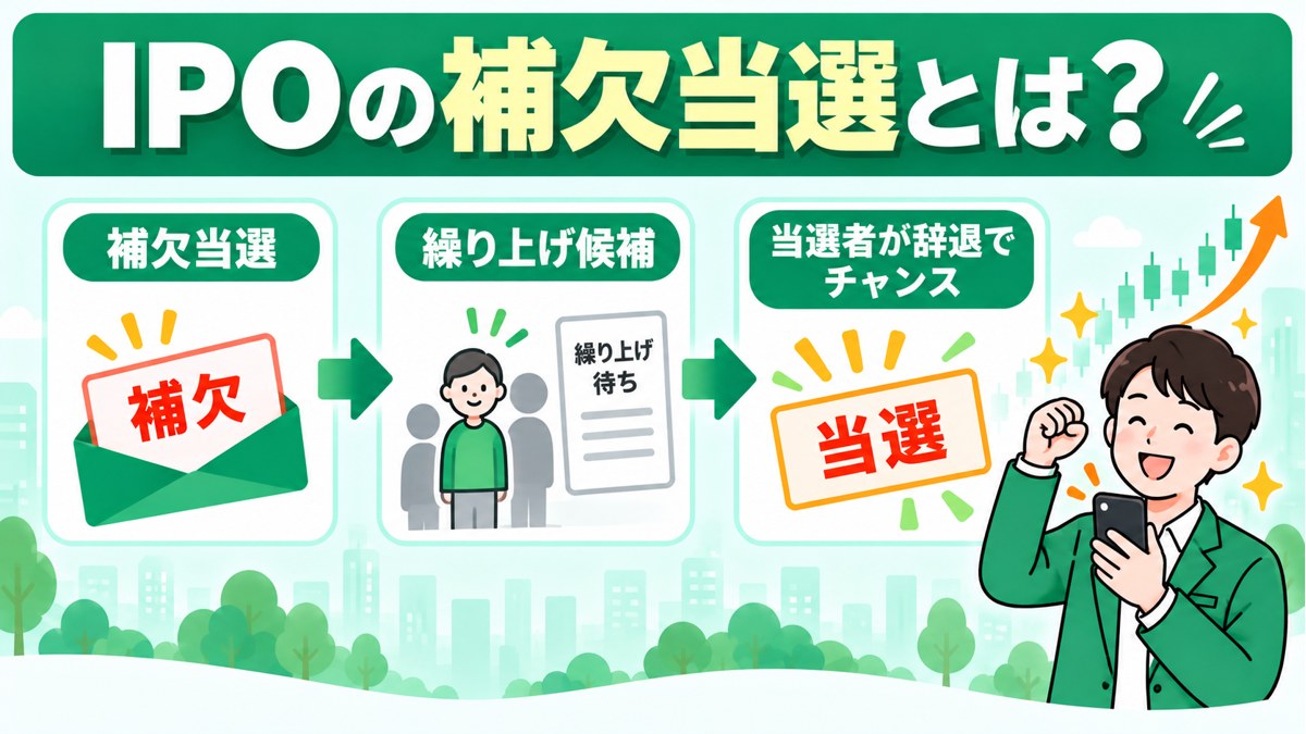 IPOの補欠当選とは何かを解説