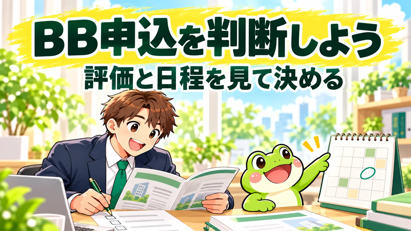 BBへの申込判断をする