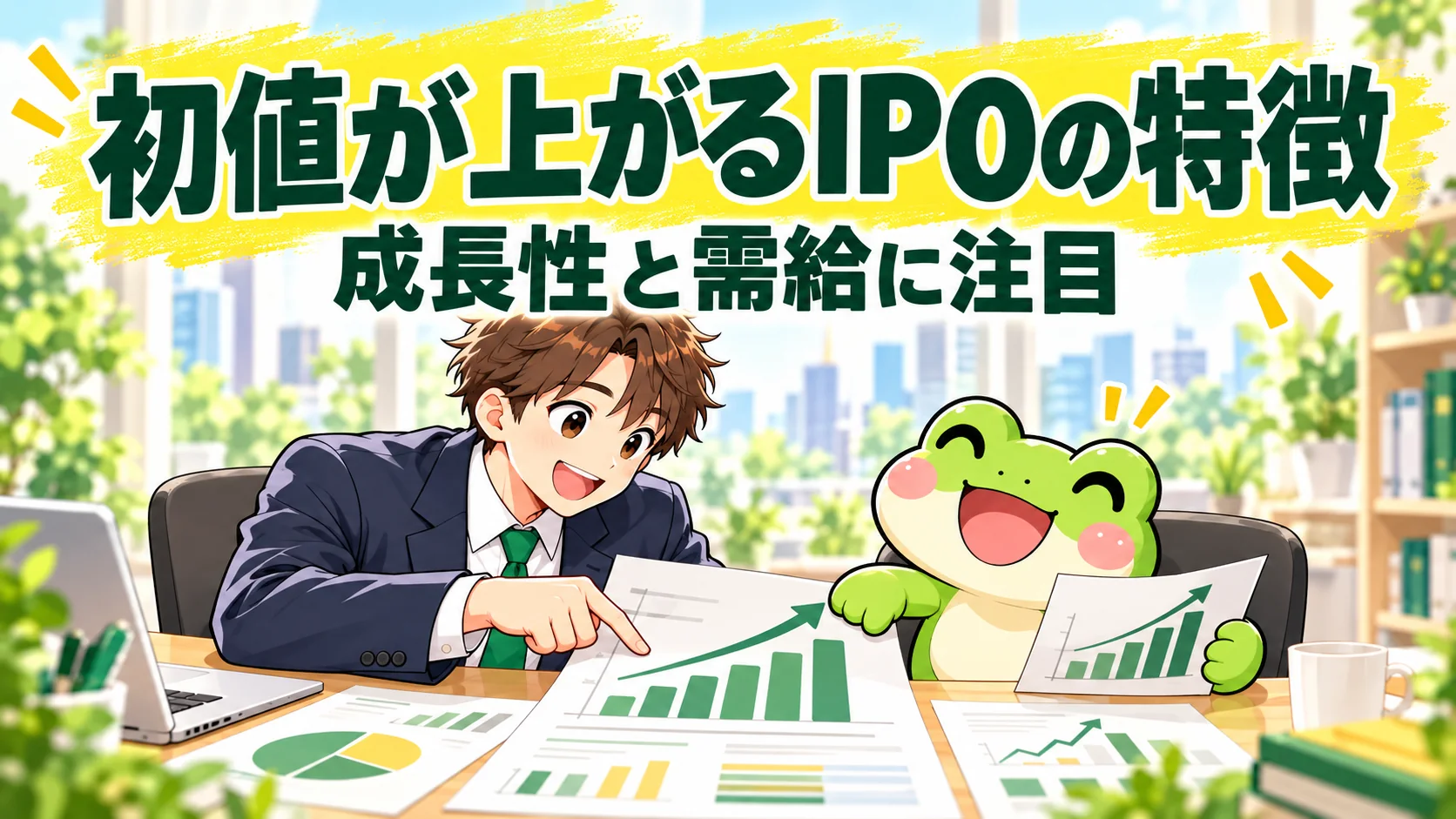 初値が上がりやすいIPOの特徴を確認