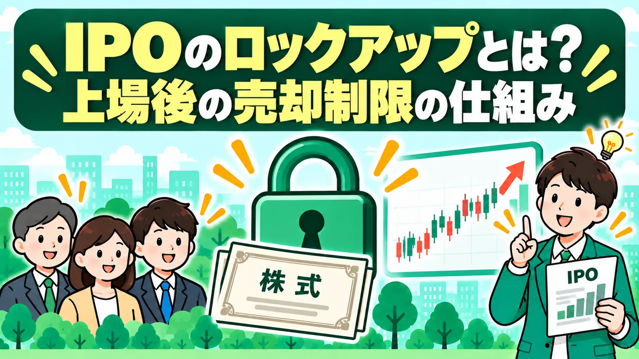 IPOのロックアップとは?上場後の売却制限の仕組み