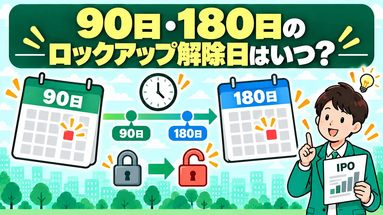ロックアップ解除までの90日と180日の違い