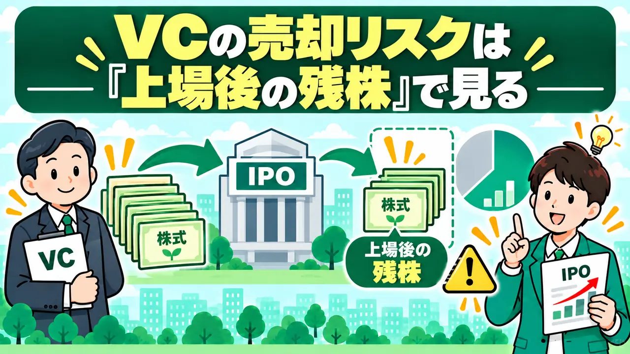 VCの保有残株と売却リスクの確認方法