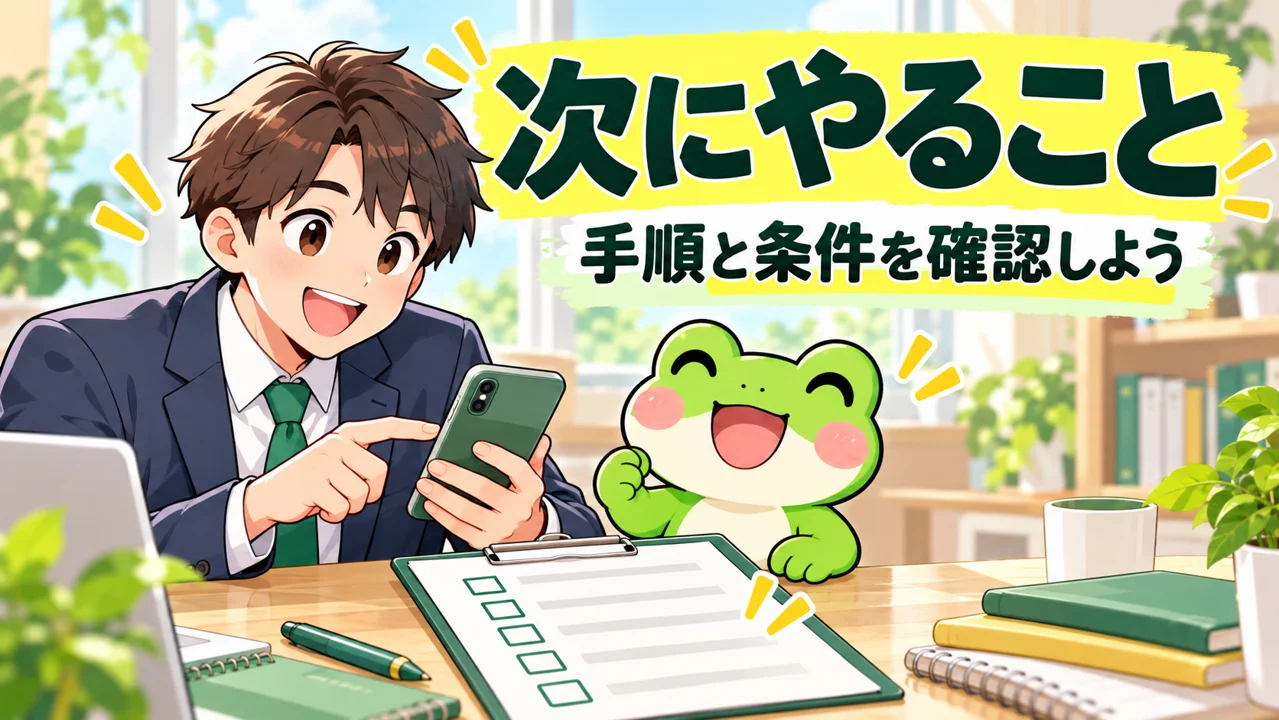 まとめ|いまの口座で足りない条件を補おう