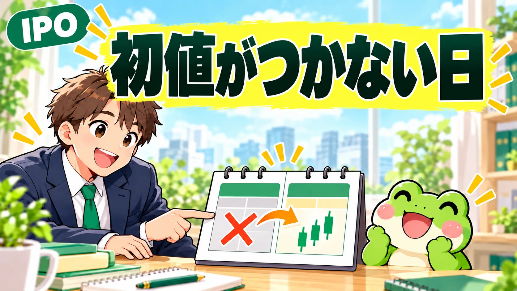 上場初日に初値が付かないこともある