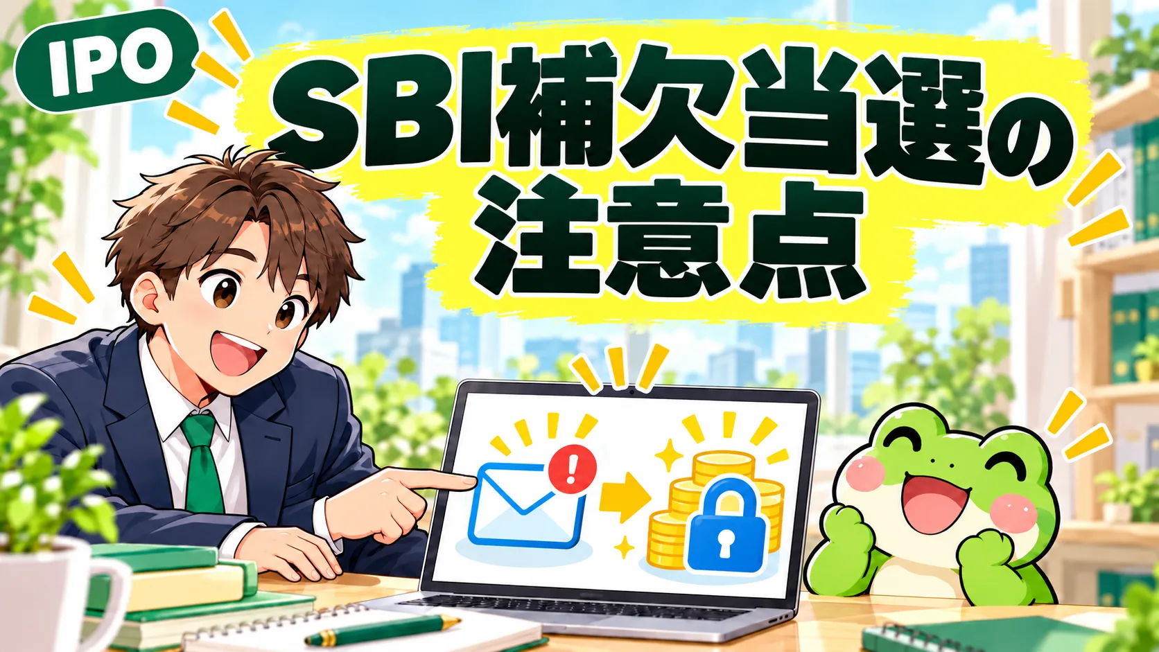 SBI証券で補欠当選した場合の注意点
